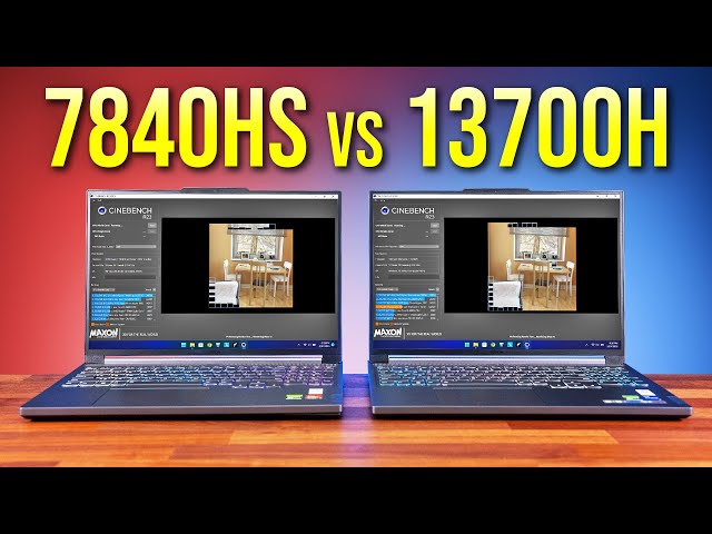 Best Laptop CPU? AMD Ryzen 7 7840HS vs Intel i7-13700H
