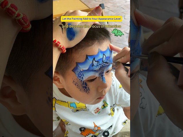 Let the painting add to you appearance level #makeup #facepainting #cute #facepainter #kids #funny