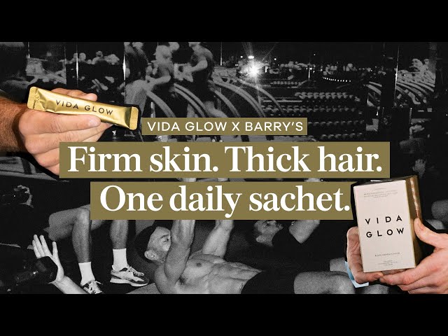 Start your day with our collagen for men | Vida Glow x Barry’s