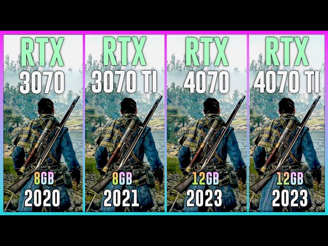 RTX 3070 vs RTX 3070 TI vs RTX 4070 vs RTX 4070 TI - Test in 15 Games