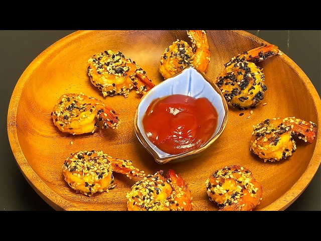 How To Make Sesame Prawn Fry Recipe | Delicious Sesame Shrimp Fry in Minutes