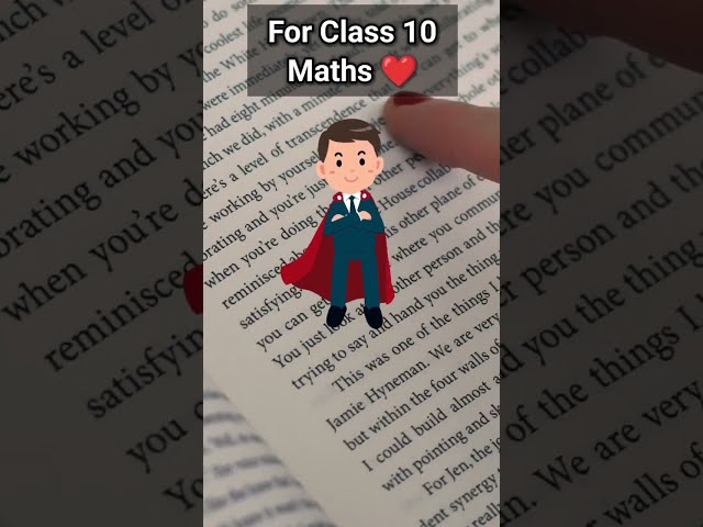 how to study maths class 10 | most important chapters for class 10 maths 2022 | #shorts #class10