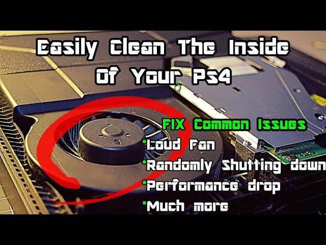 How To Easily Clean The Inside Of Your PS4