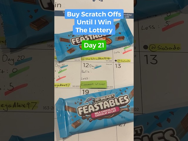 Daily dose of lottery | Buying scratch offs until I win the lottery #lottery #mrbeast #money