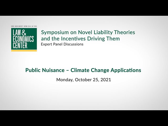 Public Nuisance – Climate Change Applications