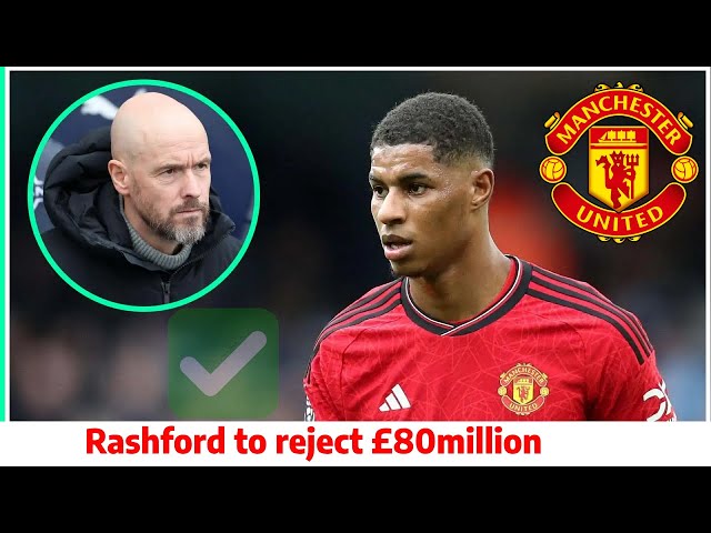 Marcus Rashford to reject £80million Paris Saint-Germain transfer