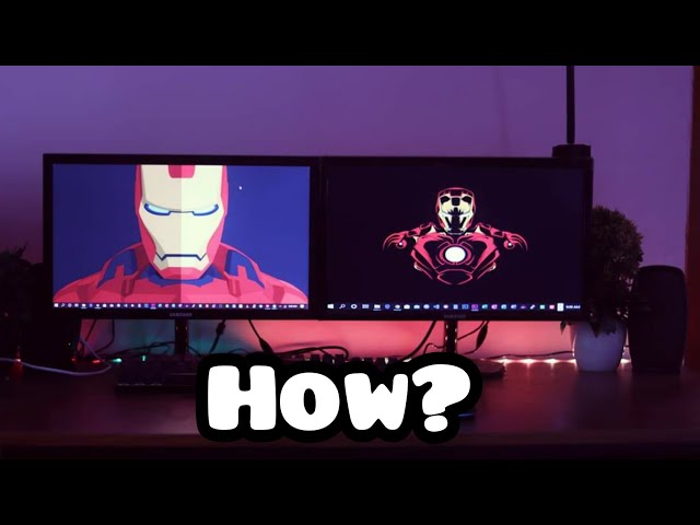 Setup Dual Monitors Different Wallpaper in Windows 10 (It's Simple)