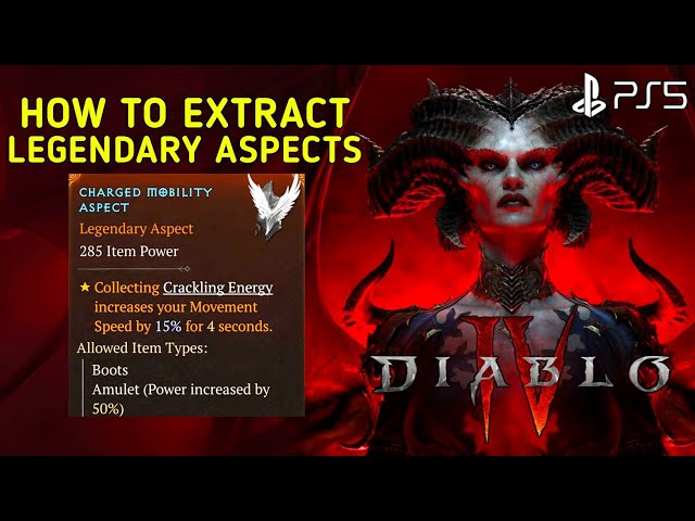 How to Extract Legendary Aspects Diablo 4 How to Extract Aspects| Diablo 4 Extract Legendary Aspects