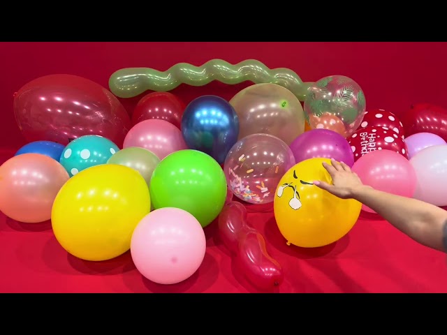 FUN BALLOON POPPING #sounds #balloon #balloonpopping #subscribe #asmr