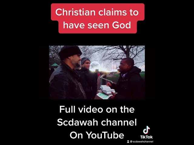 Christian man claims to have seen Jesus and the father | Speakers corner