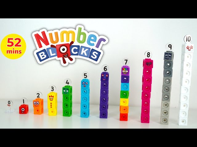 NUMBERBLOCKS TOYS Mathlink Cubes 1 to 10 | Build Numbers 1-10 |  Toddler Learning Toy Video Counting