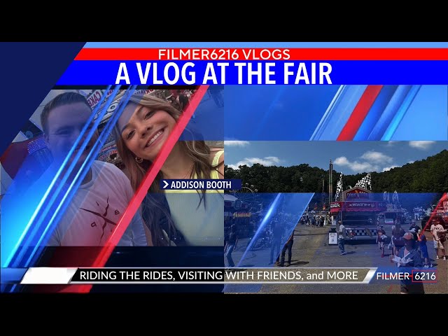 VLOG AT THE FAIR! (Riding the Rides, Visiting with Friends, and MORE)