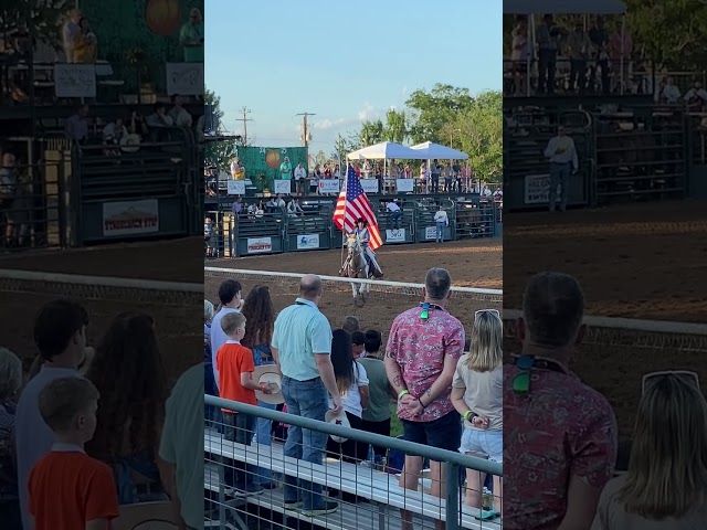 Rodeo: what you probably  won’t hear in CA..Pay Tribute to Our Flag