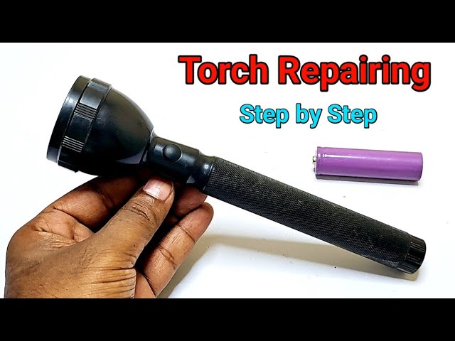 how to repair rechargeable torch at home || चार्जिंग वाली टॉर्च को कैसे ठीक करें || torch repair