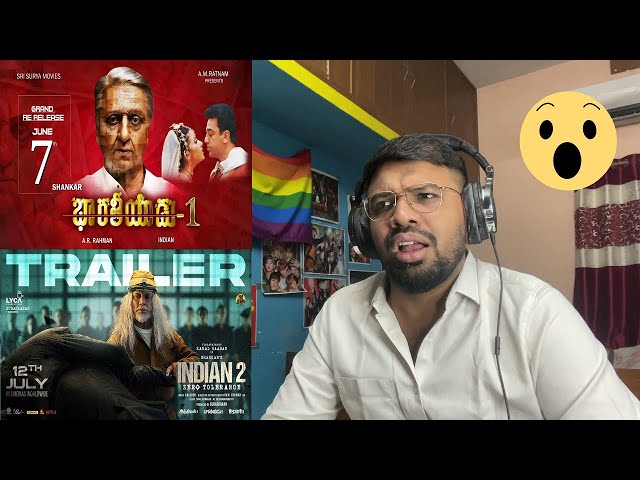 Indian(1996) & INDIAN 2 Official Trailer Reaction & Thoughts | Kamal Hasan | Shankar | Siddharth