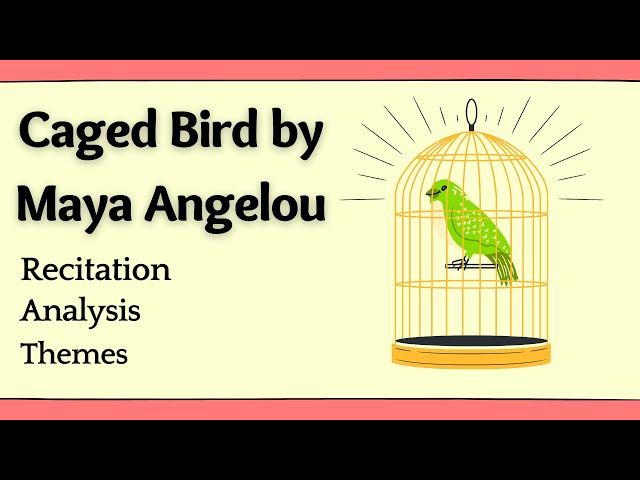 Caged Bird by Maya Angelou- Paraphrasing, Analysis, Themes