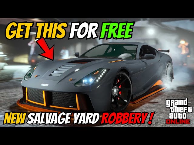 GTA 5 Online Salvage Yard FREE VEHICLE ! YOU MUST CLAIM NOW !