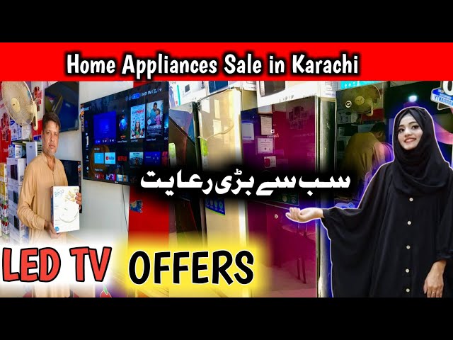 Home Appliances Sale in Karachi | Washing Machine | Fridge | LED TV | Iron & Kettle @Alivlog197