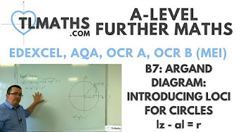 A-Level Further Maths B7: Loci with Argand Diagrams