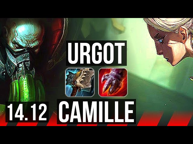 URGOT vs CAMILLE (TOP) | Rank 6 Urgot, 6 solo kills, 14/2/5, Legendary | VN Master | 14.12