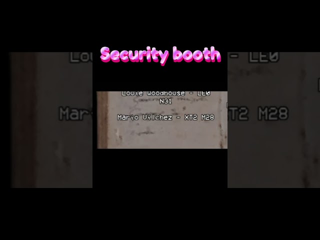 A HAUNTED SECURITYBOOTH]#gaming #shortsvideo #horrorgaming