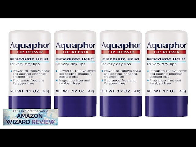 Aquaphor Lip Repair Stick Soothes Dry Chapped Lips 0.17 Ounce Review