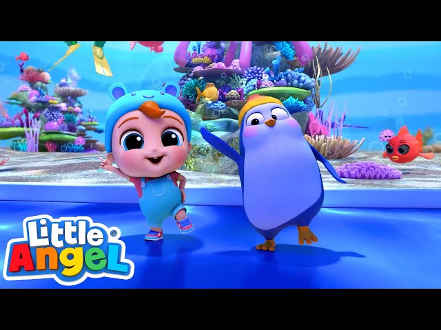 Sea Animal Day At The Aquarium | Little Angels Kids Cartoons/Songs & Nursery Rhymes