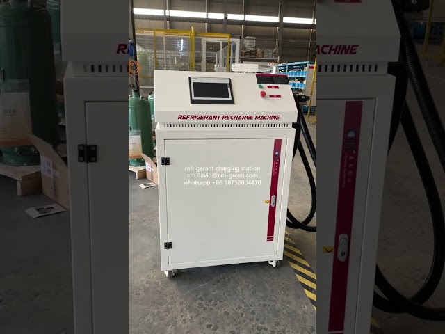 R22 HVAC/R  refrigerant recovery machine ac gas charging machine refrigerant recycling machine