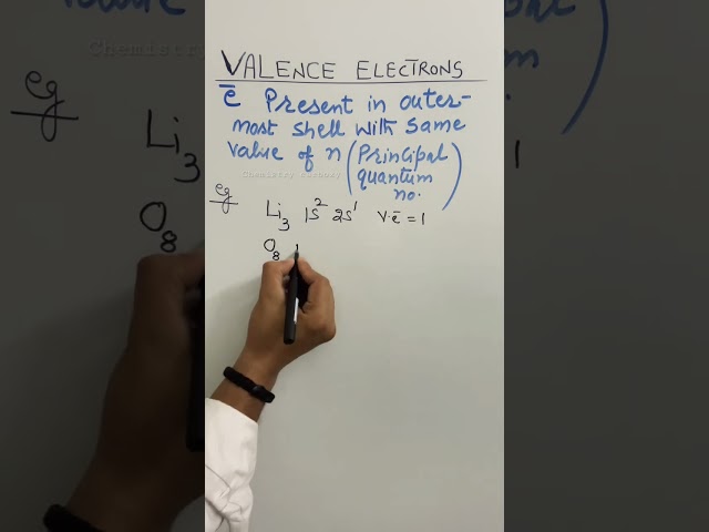 What is Valence electron ? how to find Valence electrons ?