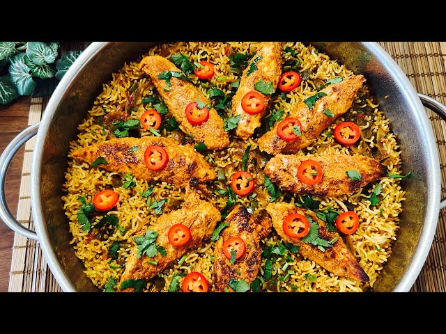 Tandoori Hähnchen Reispfanne | schnelle rezepte | Noor’s Küche | Mittagessen Rezepte