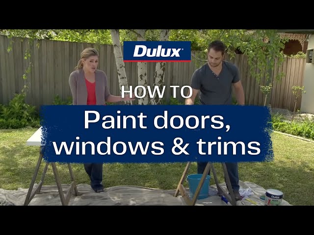How to paint doors, windows & trims | Dulux