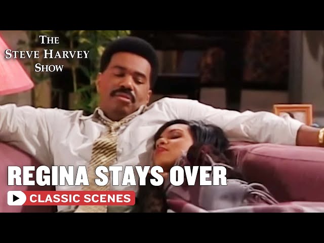 Regina Sleeps On Steve's Couch! | The Steve Harvey Show