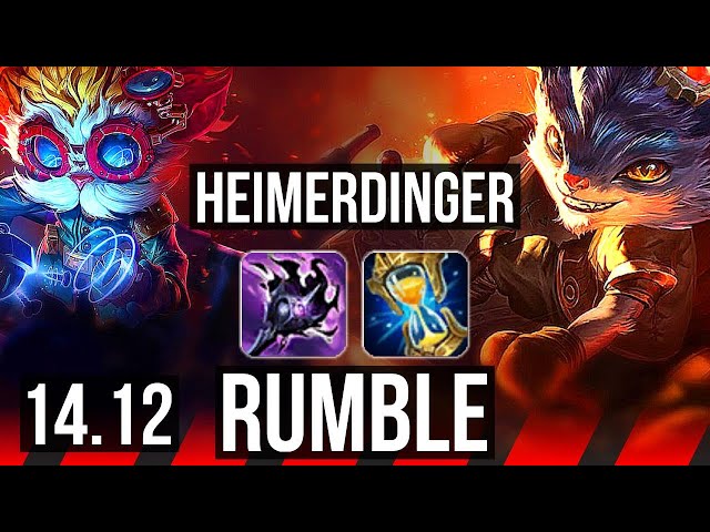 HEIMERDINGER vs RUMBLE (TOP) | 8/3/11, Godlike | VN Challenger | 14.12