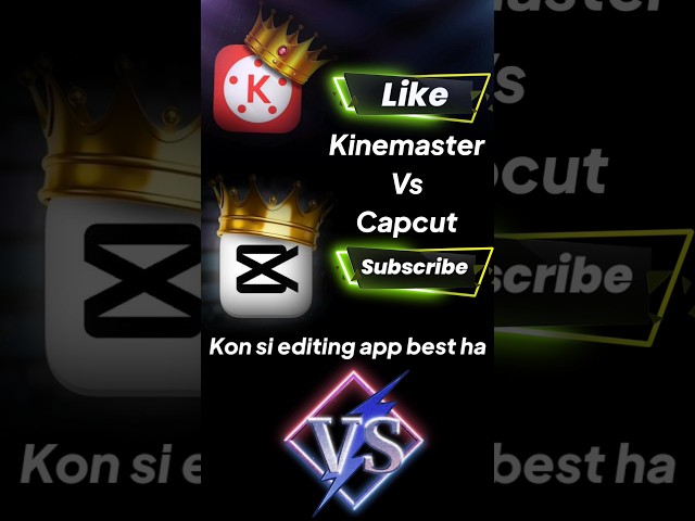"Kinemaster vs Capcut 😈 ||Kon sa editing app best ha|| #shorts #kinemaster #capcut #vs #edit #phonk"