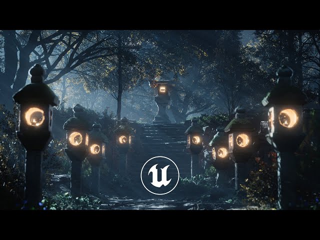 Lighting a NIGHT-TIME exterior in Unreal