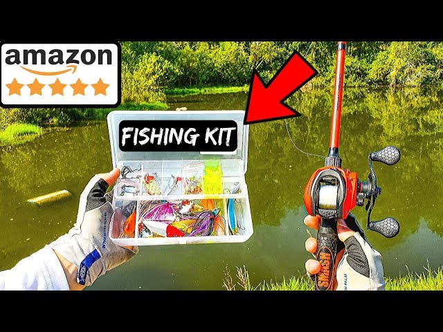 Fishing w/ Amazon's HIGHEST RATED Fishing Kit (Surprising!)