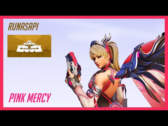 Overwatch 2 Pink Mercy Gameplay | Runasapi Map (Season 11)