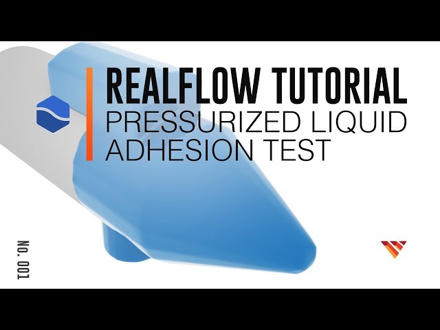 RealFlow Tutorial - How to Set Up Pressurized Liquid Scene and Testing Adhesion to Container