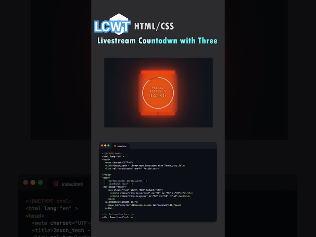 Livestream Countdownwith Three#programming #coding #programmer #python #developer #javascript #code 