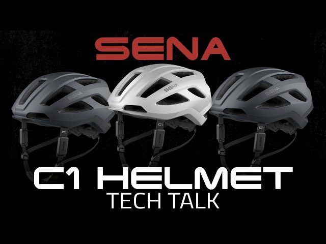 SENA C1 | Cycling Helmet with Built-in Speakers and Mic