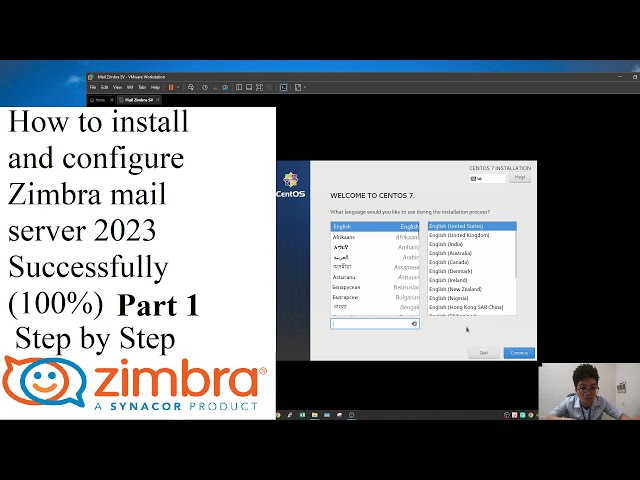 Configure Zimbra Mail Server on CentOS 7 (SUCESSFULLY 100%) Step by Steps 2023 | Part 1 (In Des👇)