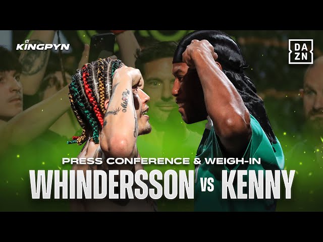 WHINDERSSON NUNES vs KING KENNY | Press Conference & Weigh-In