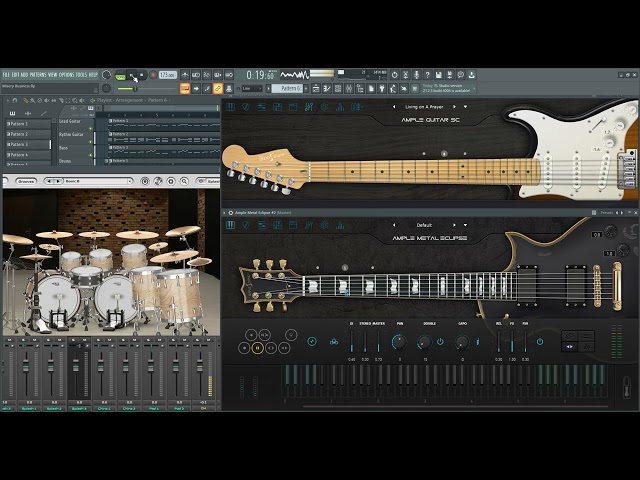 Paramore - Misery Business FL Studio AMPLE Guitar SC & ME; Hertz Drums