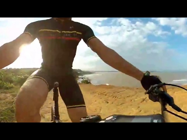 Teste Ride Câmera Xiaomi Mijia Sphere 360, Single das Falésias em Nova Almeida, Serra-ES