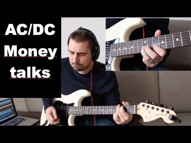 AC/DC Money talks Guitar lesson - Tutorial - How To Play