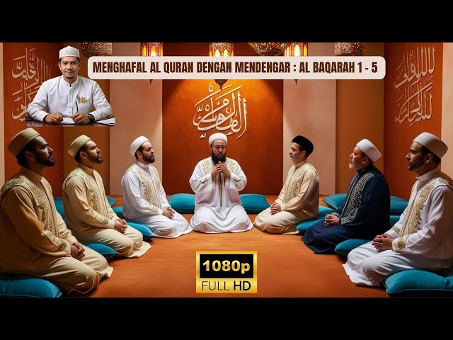 Memorizing the Al Quran by Listening: Al Baqarah 1 - 5