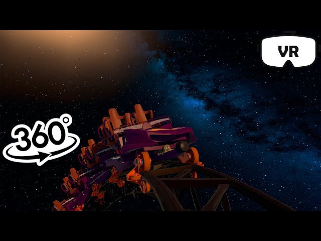 360 ° VR Roller Coaster in Space! NoIimits 2
