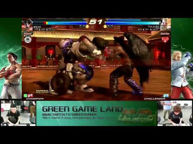 Tekken Tag 2 Unlimited Light (Devil Jin/Heihachi) vs Moq (Jin/Jack) vs Setup Hunting (Hwoarang/King)