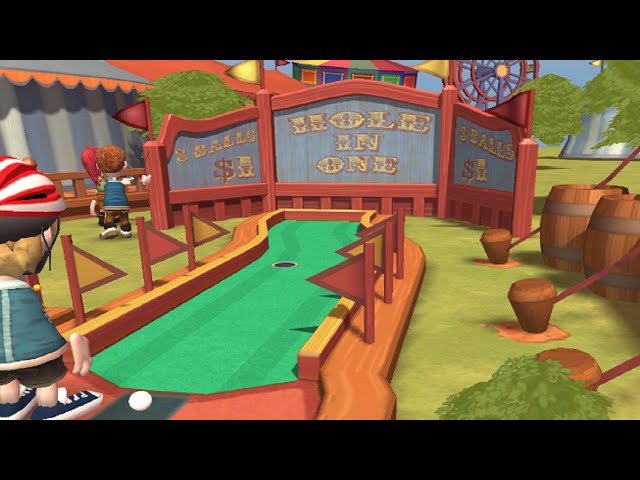 Carnival Games (Wii) - Hole In One High Score & All Prizes