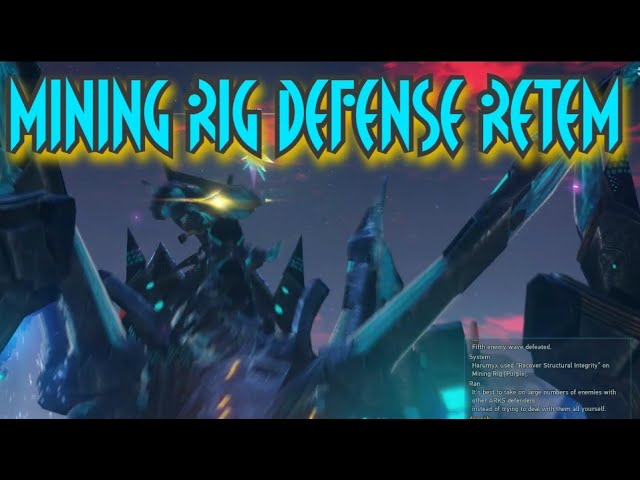 Mining Rig Defense: Retem (Rank 1) - Phantasy Star Online 2: New Genesis [PC]